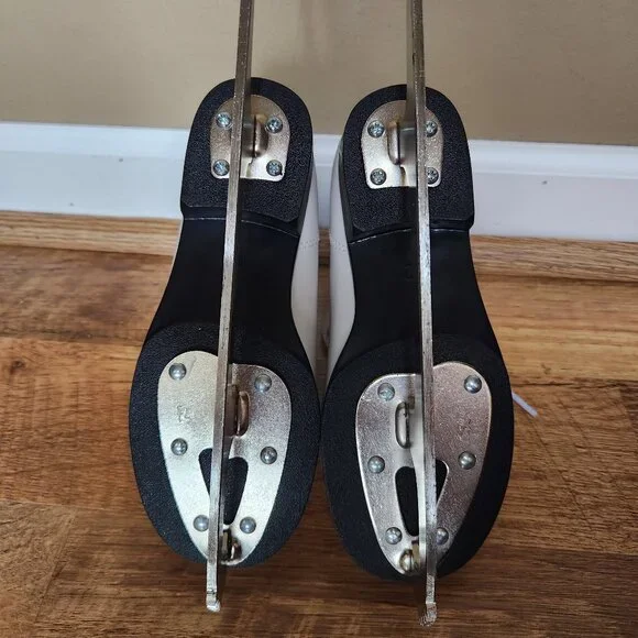 DBX White Girls Ice Skates Size 12J - Picture 15 of 16